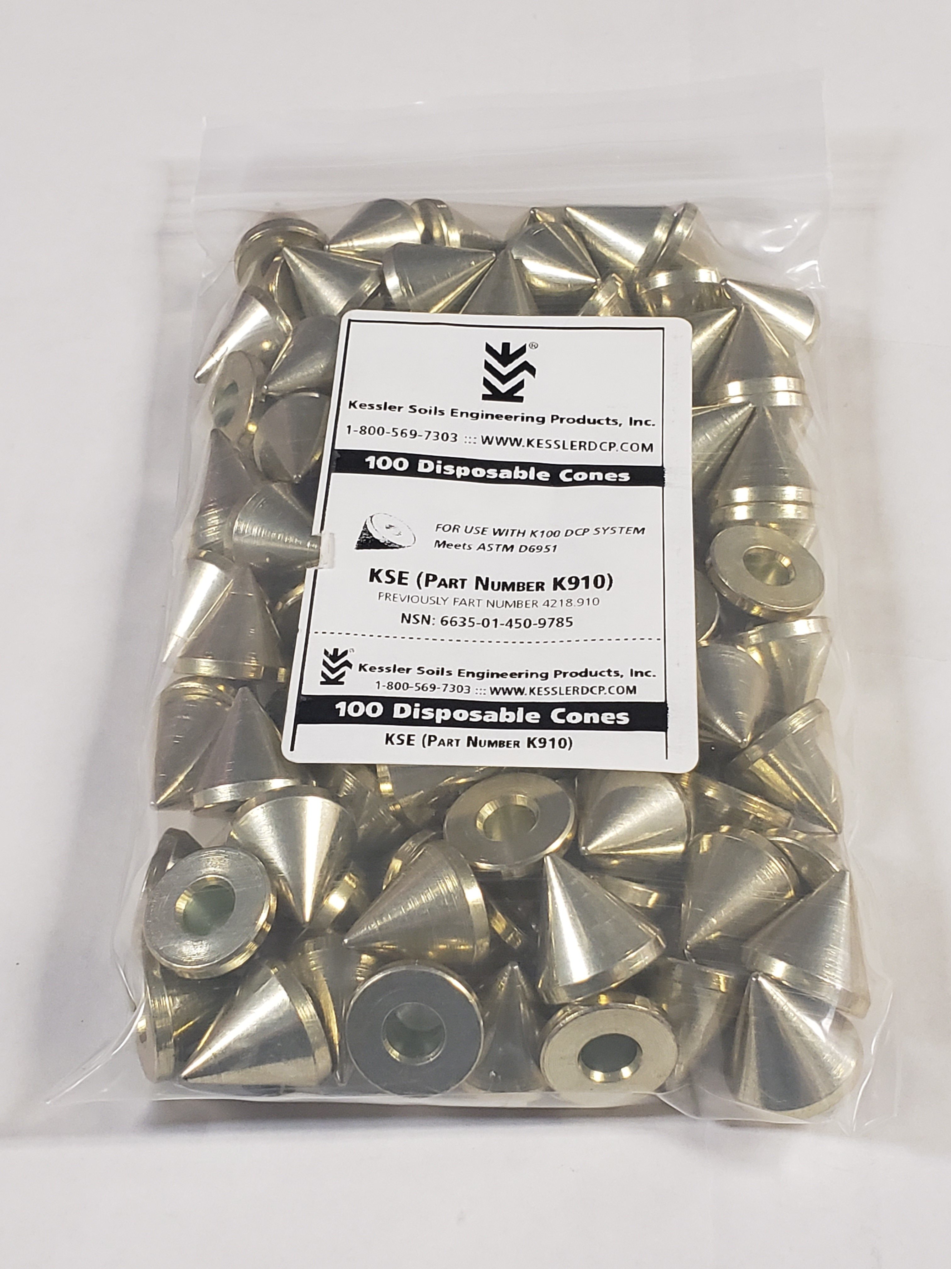 K910 Bulk Disposal Cones Soil Testing Products KSE Testing